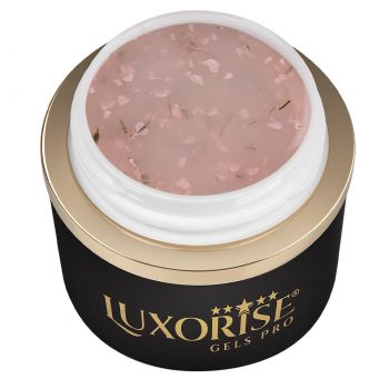 Gel UV Constructie Unghii RevoFlex Floral LUXORISE 15ml, Dreamy Almond