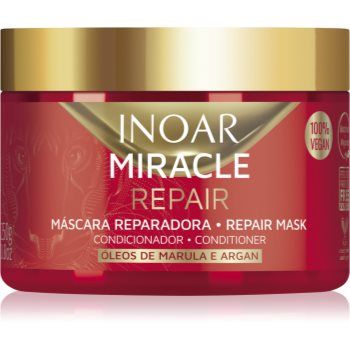 INOAR Miracle Repair masca pentru regenerare pentru păr uscat și deteriorat