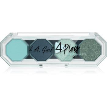 L.A. Girl Cosmetics 4 Play paletă cu farduri de ochi