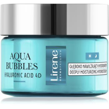 Lirene Aqua Bubbles crema puternic hidratanta ziua și noaptea
