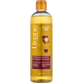Lirene Shower Oil Makadamia and Monoi gel de duș cu ulei de macadamia și monoi