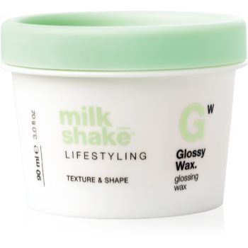 Milk Shake Lifestyling Glossy Wax ceară pentru definire și strălucire