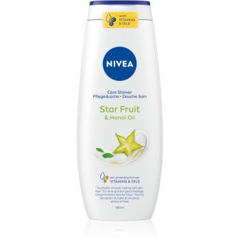 NIVEA Care Shower Star Fruit & Monoi Oil gel de dus hidratant