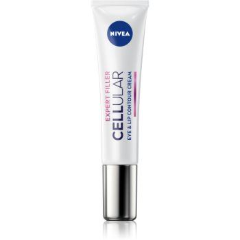 NIVEA Cellular Expert Filler Crema de fermitate pentru conturul ochilor si a buzelor cu acid hialuronic