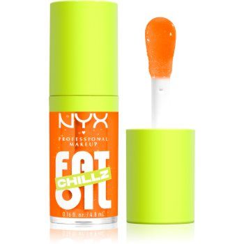 NYX Professional Makeup Fat Oil Chillz ulei pentru buze cu efect racoritor
