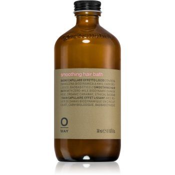 Oway Smooth+ Hair Bath sampon pentru indreptarea parului pentru par uscat si indisciplinat