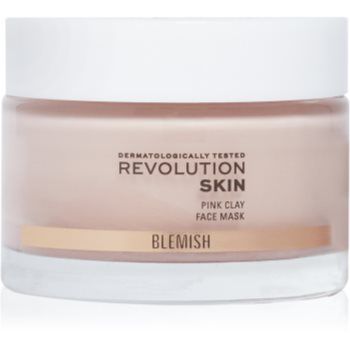 Revolution Skincare Pink Clay mască detoxifiantă faciale