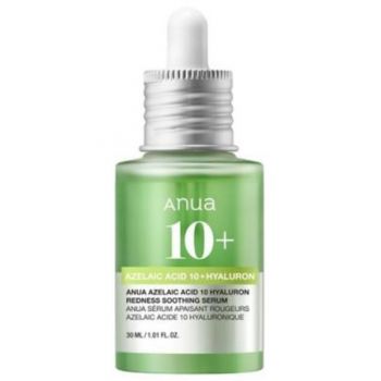 Ser calmant, Azelaic Acid 10 Hyaluron Redness Soothing Serum, Anua, 30 ml