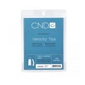 Tips unghii CND Velocity White 100buc