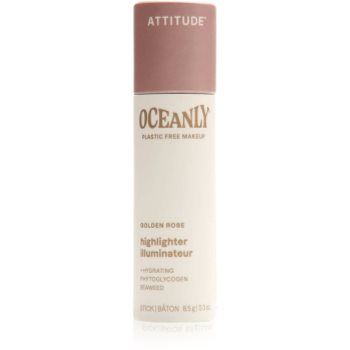 Attitude Oceanly Plastic Free Makeup iluminator solid cremos