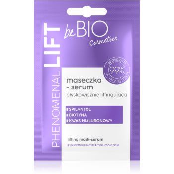 beBIO Phenomenal Lift ser și mască, cu efect de lifting și de netezire intr-unul singur