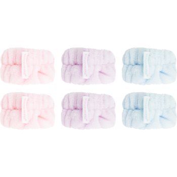Brushworks Pastel Microfibre Wrist Wash Bands brățară absorbantă pentru spălarea feței