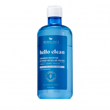 Ceraminde Booster, apa micelara bi-fazica cu vitamina C + musetel + squalane, BioBalance, 500 ml
