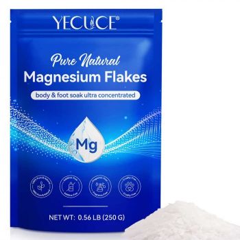 Fulgi de Magneziu pentru Baie, 100% Puri si Naturali, 250 g