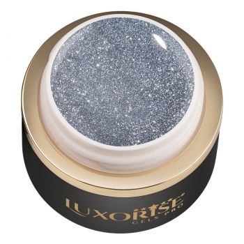 Gel UV Constructie Unghii RevoFlex Disco LUXORISE 15ml, Luxe Silver