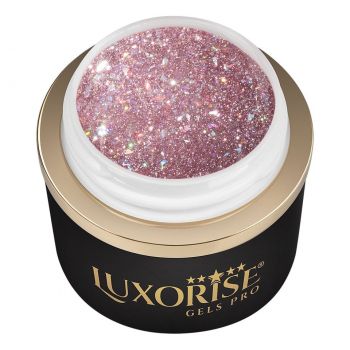 Gel UV Constructie Unghii RevoFlex LUXORISE 15ml, Wild Glitz