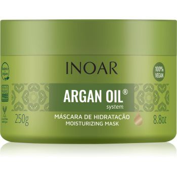 INOAR Argan Oil System masca pentru hidratare si matifiere pentru păr