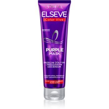 L’Oréal Paris Elseve Color-Vive Purple masca hranitoare pentru parul blond cu suvite