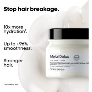 L’Oréal Professionnel Serie Expert Metal Detox mască hrănitoare profundă pentru par vopsit si deteriorat