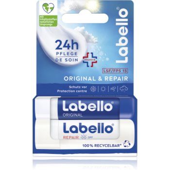 Labello Original & Repair balsam de buze hidratant și regenerator