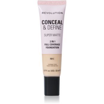Makeup Revolution Conceal & Define machiaj cu efect matifiant