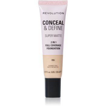 Makeup Revolution Conceal & Define machiaj cu efect matifiant
