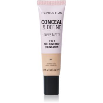 Makeup Revolution Conceal & Define machiaj cu efect matifiant