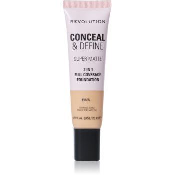 Makeup Revolution Conceal & Define machiaj cu efect matifiant