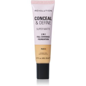 Makeup Revolution Conceal & Define machiaj cu efect matifiant