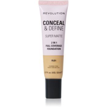 Makeup Revolution Conceal & Define machiaj cu efect matifiant