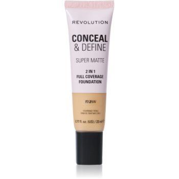 Makeup Revolution Conceal & Define machiaj cu efect matifiant