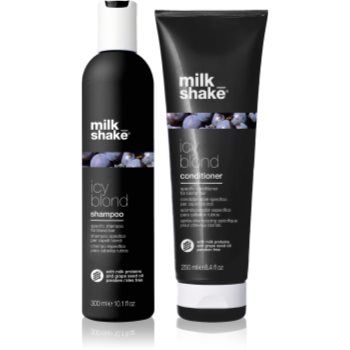 Milk Shake Icy Blond Duo Pack set pentru parul blond cu suvite