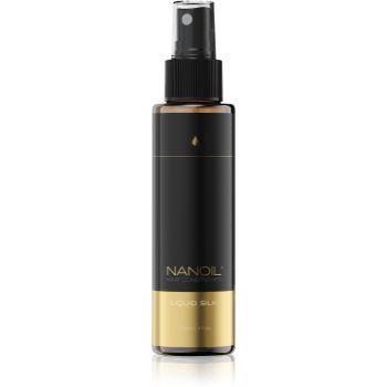 Nanoil Liquid Silk balsam fără clătire, cu efect de netezire pentru păr