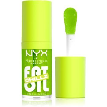 NYX Professional Makeup Fat Oil Chillz ulei pentru buze cu efect racoritor