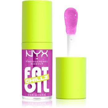 NYX Professional Makeup Fat Oil Chillz ulei pentru buze cu efect racoritor