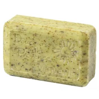 Sapun Exfoliant cu Verbina si Ulei de Migdale - Apidava Douceurs de Provence, 200 g