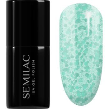 Semilac UV Hybrid Crushed_ICE unghii cu gel folosind UV / lampă cu LED