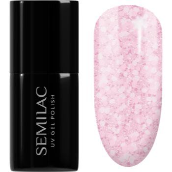 Semilac UV Hybrid Crushed_ICE unghii cu gel folosind UV / lampă cu LED
