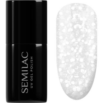 Semilac UV Hybrid Crushed_ICE unghii cu gel folosind UV / lampă cu LED