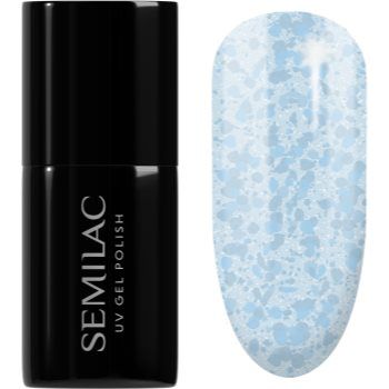 Semilac UV Hybrid Crushed_ICE unghii cu gel folosind UV / lampă cu LED