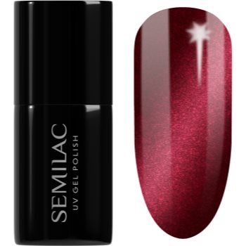 Semilac UV Hybrid Silk Effect unghii cu gel folosind UV / lampă cu LED
