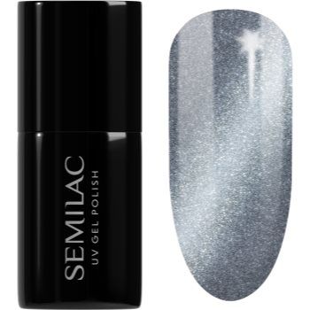Semilac UV Hybrid Silk Effect unghii cu gel folosind UV / lampă cu LED