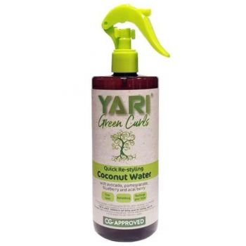 Apa cu cocos pentru par cret, Green Curls,Yari, 500 ml