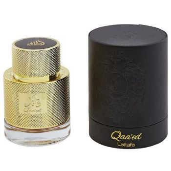 Apa de Parfum Unisex - Lattafa Perfumes EDP Qaa’ed, 100 ml
