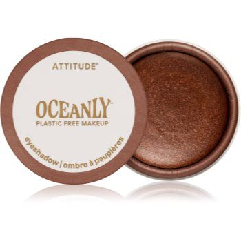 Attitude Oceanly Plastic Free Makeup fard de pleoape cremos cu particule stralucitoare