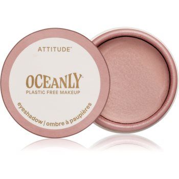 Attitude Oceanly Plastic Free Makeup fard de pleoape cremos cu particule stralucitoare