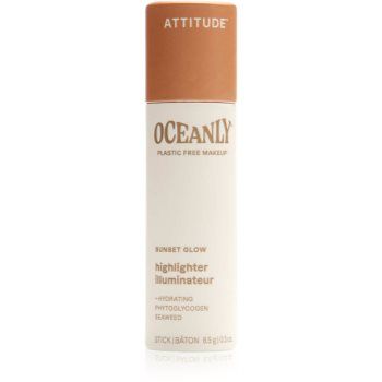 Attitude Oceanly Plastic Free Makeup iluminator solid cremos