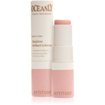 Attitude Oceanly Plastic Free Makeup lip gloss cu efect de hidratare