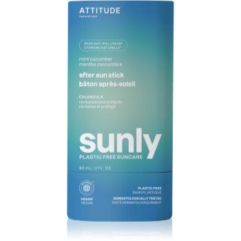 Attitude Sunly Plastic Free Suncare crema cu efect calmant dupa expunere la soare