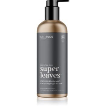 Attitude Super Leaves Essentials gel de dus si sampon 2in1
